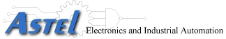 logo Astel electronics and industrial automation